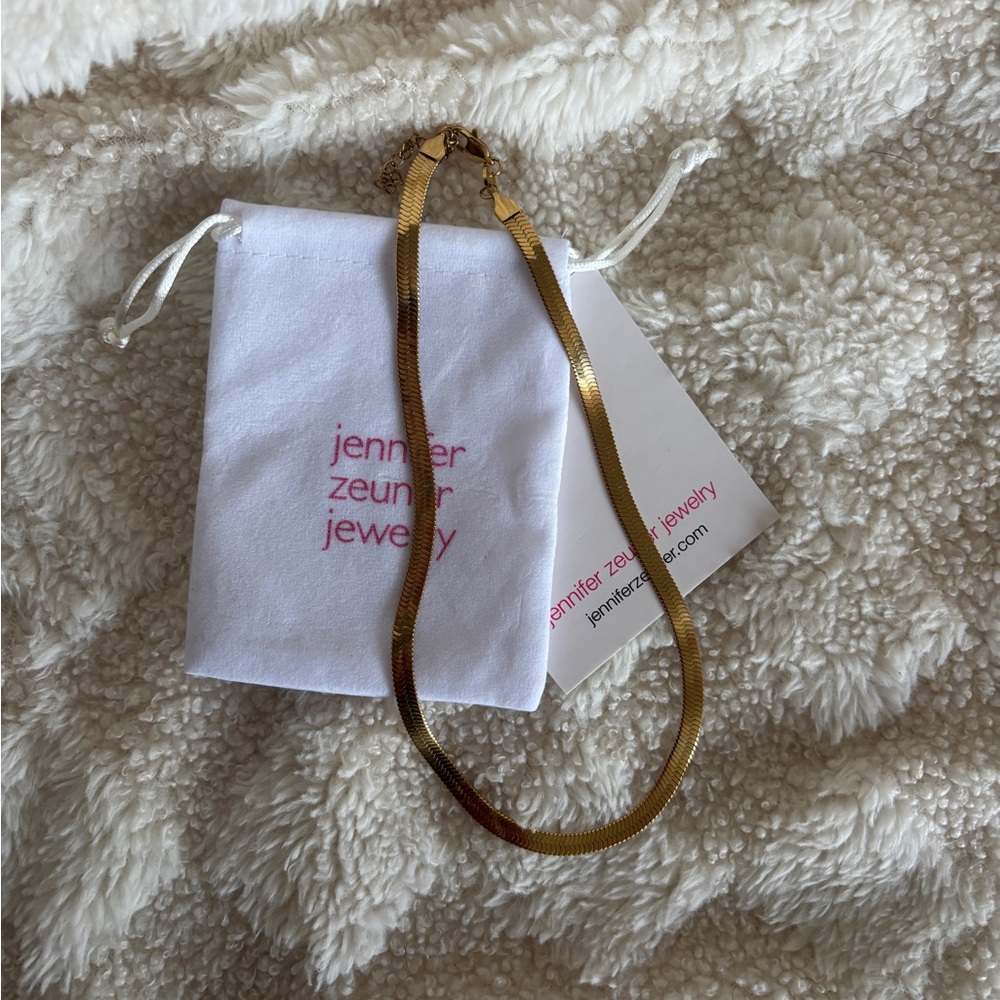 Jennifer Zeuner 14k Gold Necklace